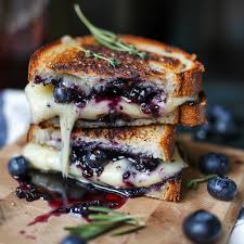 Cockeyed Farms Blueberry & Brie Grilled Cheese on Brioche