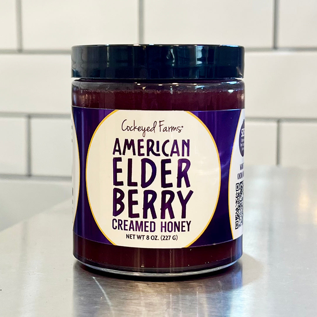 American Elderberry Creamed Honey