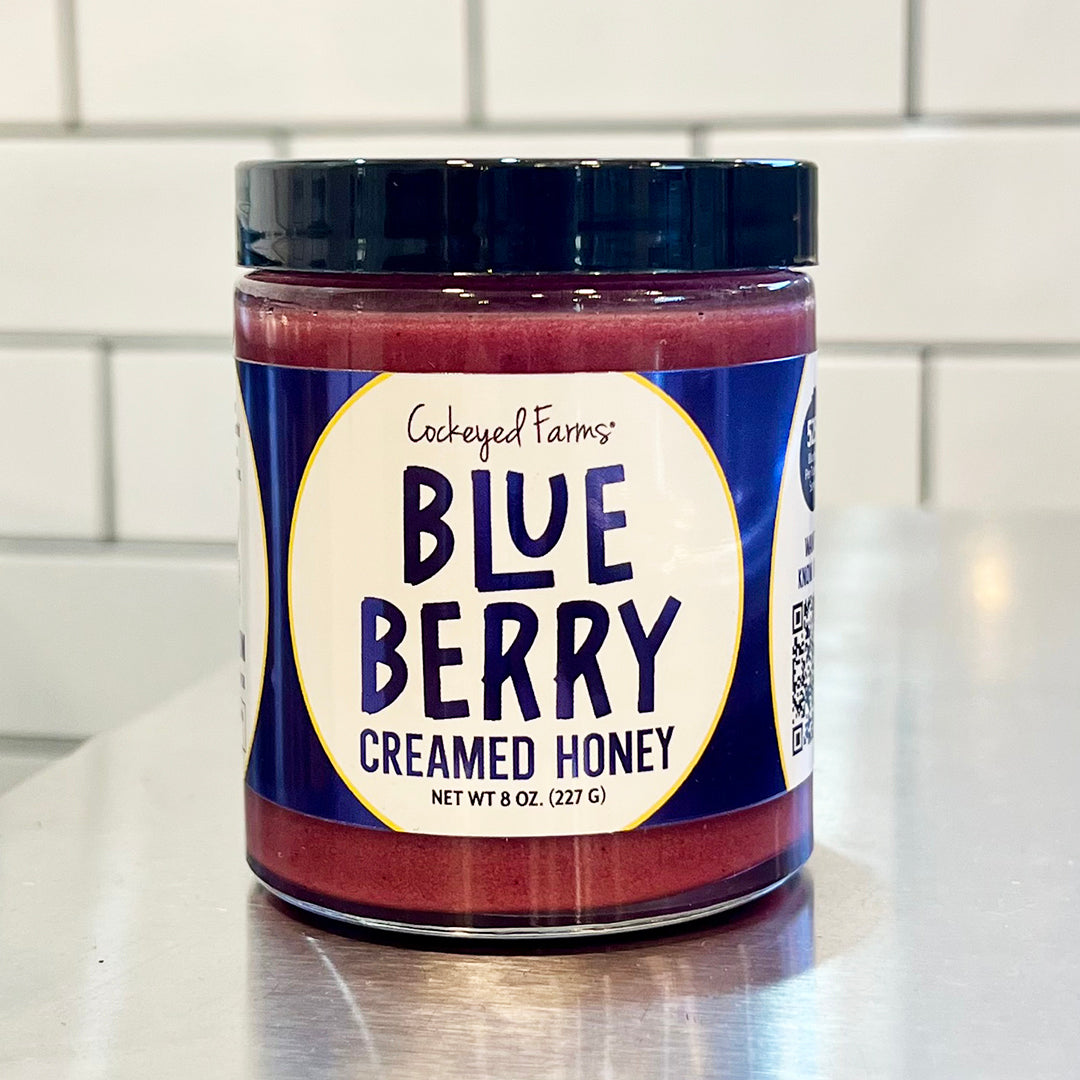 Blueberry Creamed Honey